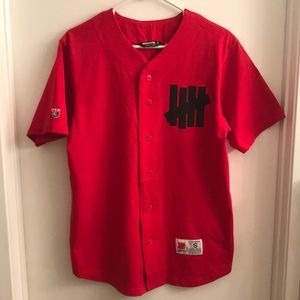 Rareeeeee UNDFTD Red Baseball Jersey💕💕💕💕💕💕💕